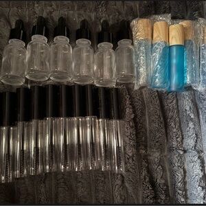 Lot Of Essential oil Rollers Dropper Bottles Mascara Containers